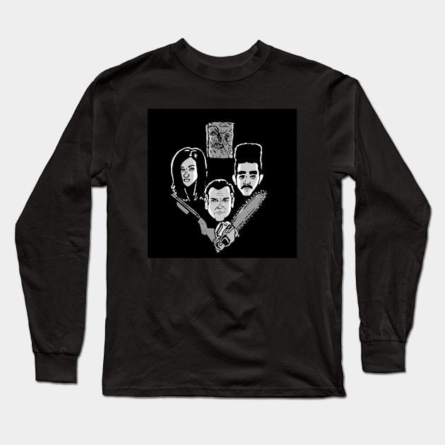 Ash vs the evil dead album cover Long Sleeve T-Shirt by Undeadredneck